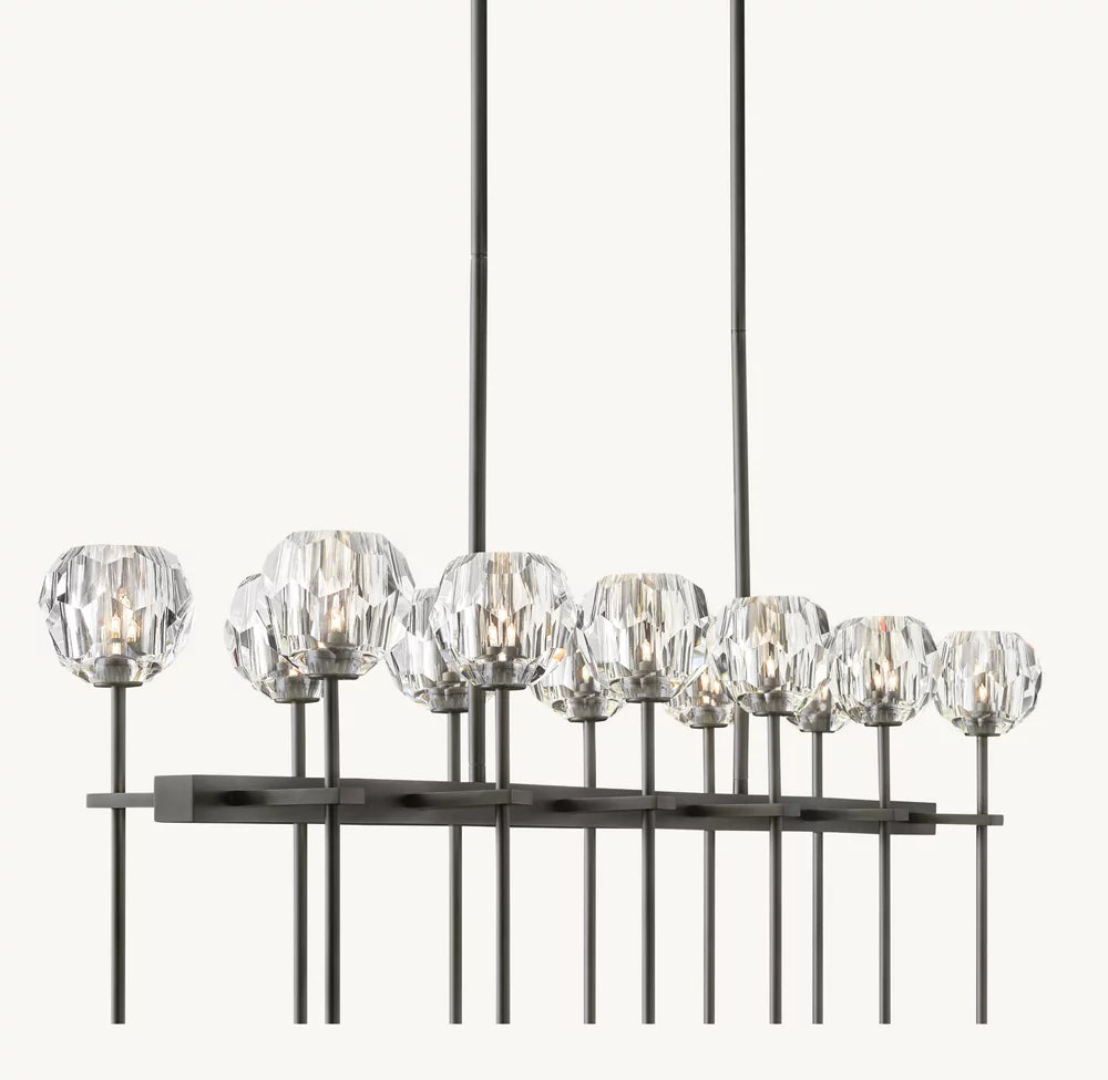 Boule Crystal Linear Chandelier