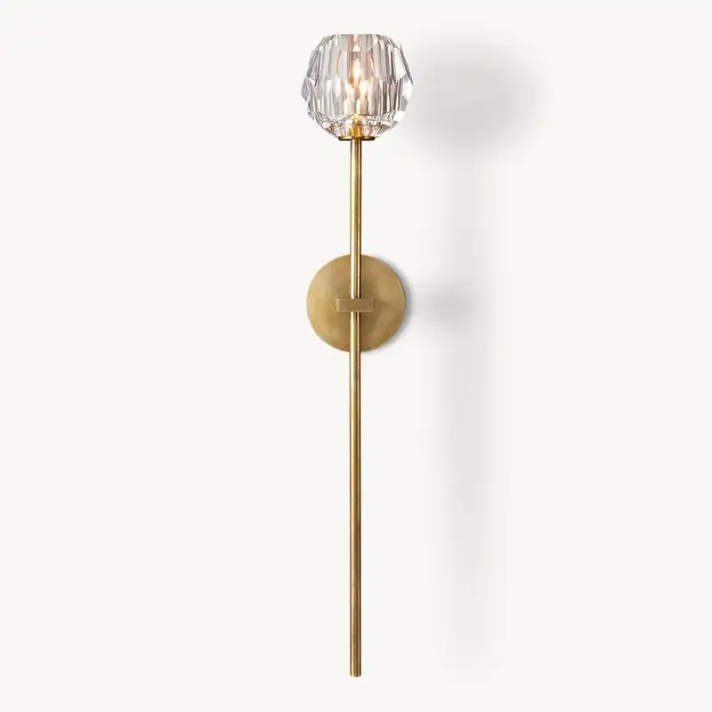 Boule Crystal Clear Glass Grand Wall Sconce