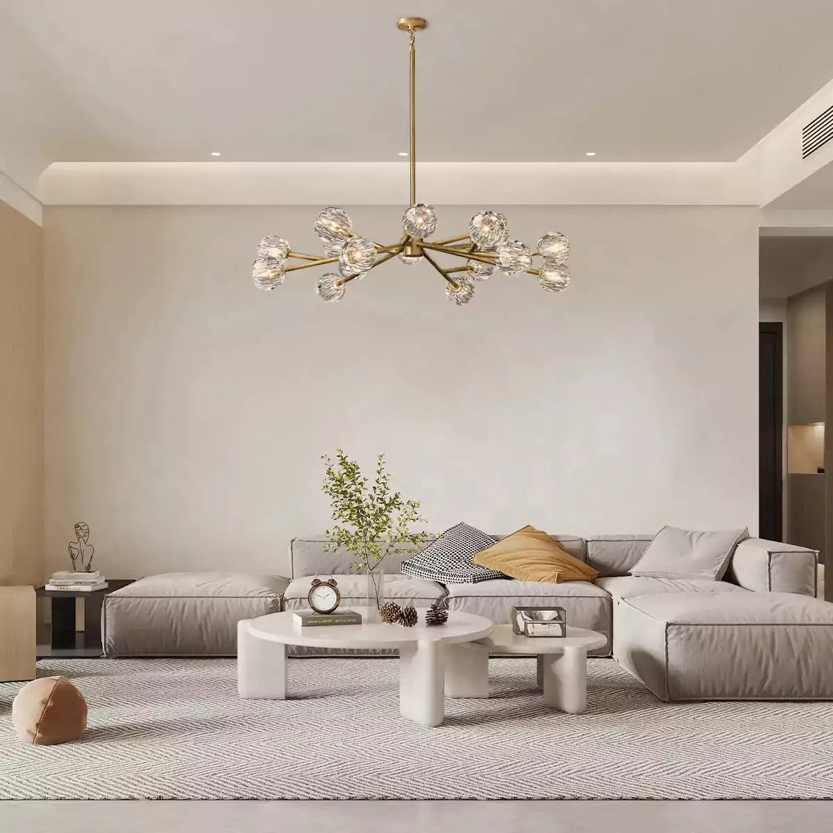 Boule Crystal Round Chandelier