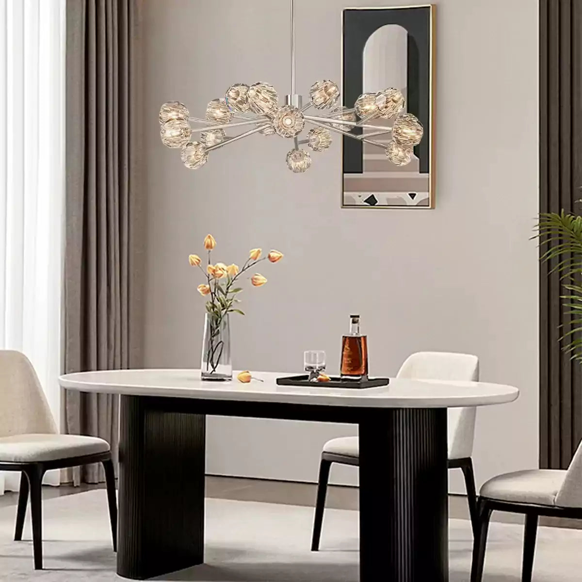 Boule Crystal Round Chandelier