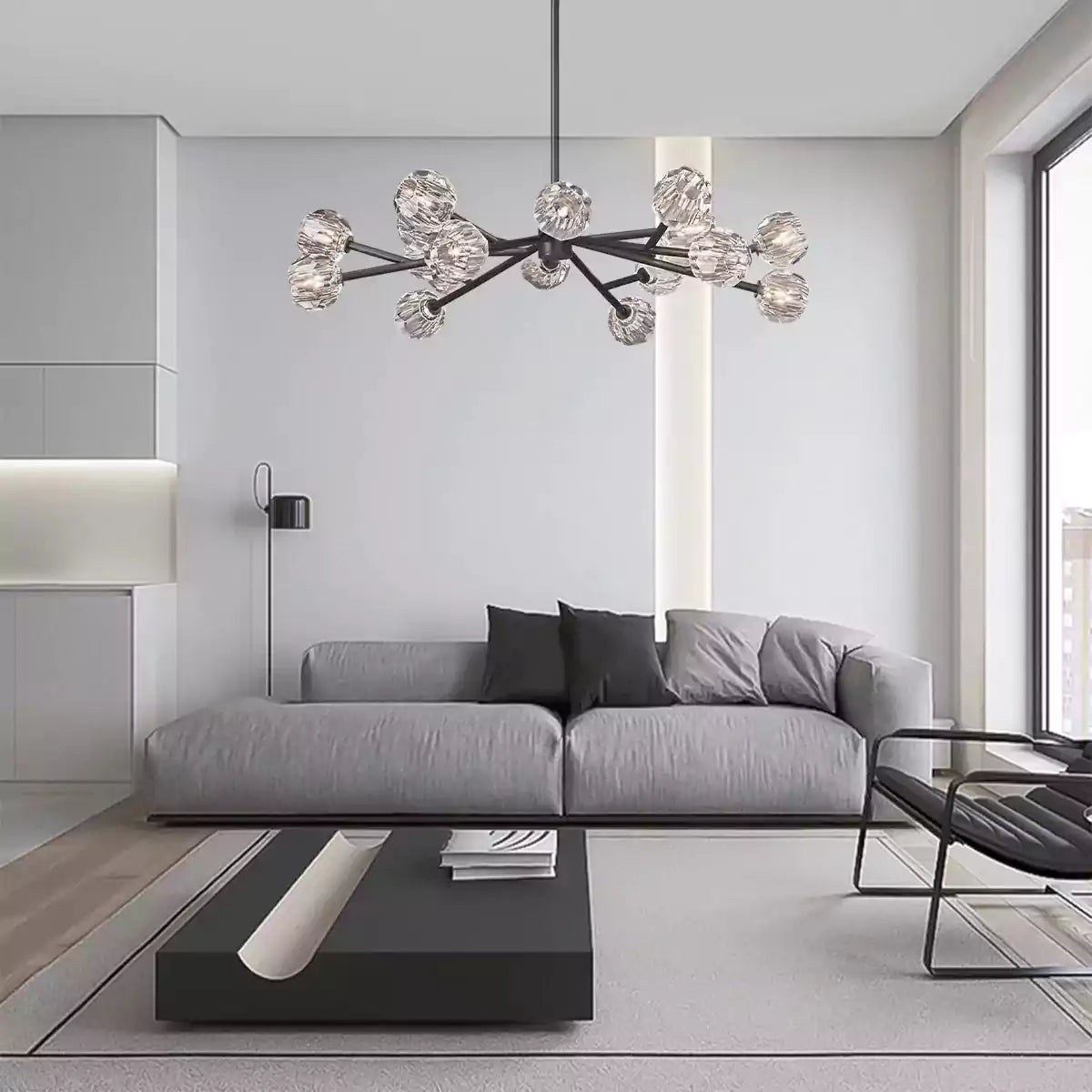 Boule Crystal Round Chandelier