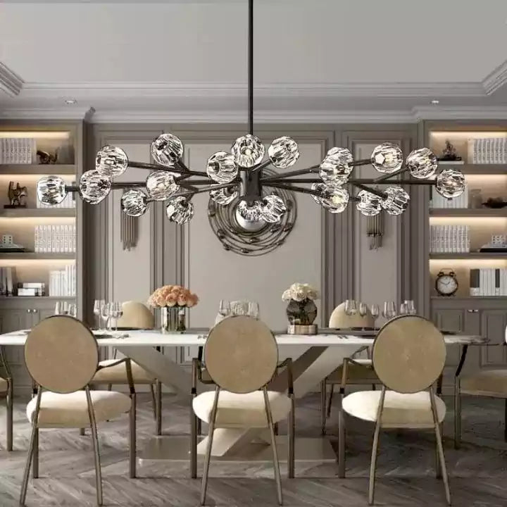 Boule Crystal Round Chandelier