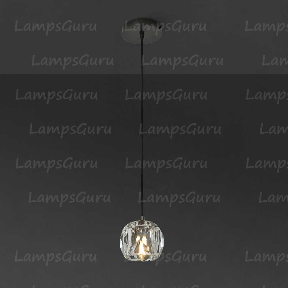 LG Boulla Clear Glass Cord Pendant