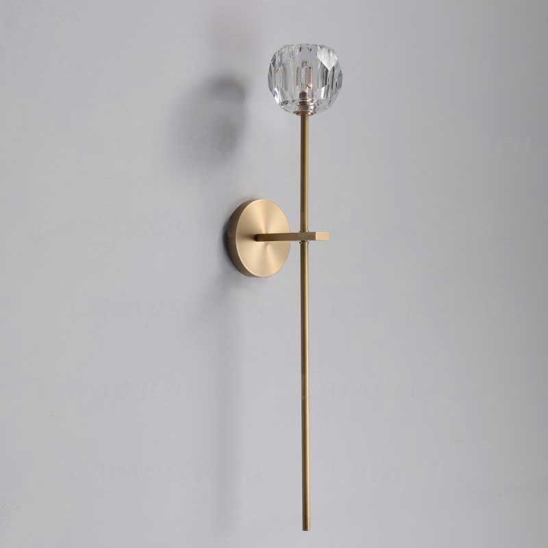 LG Boulla Crystal Clear Glass Grand Wall Sconce