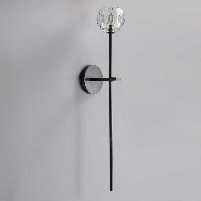 LG Boulla Crystal Clear Glass Grand Wall Sconce