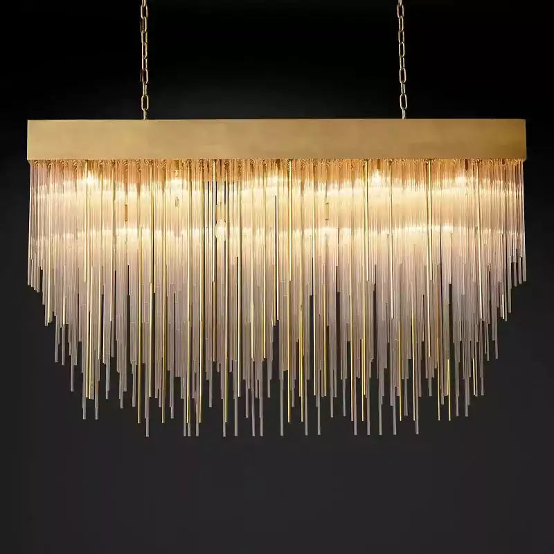 Cascadar Rectangular Chandelier 54"