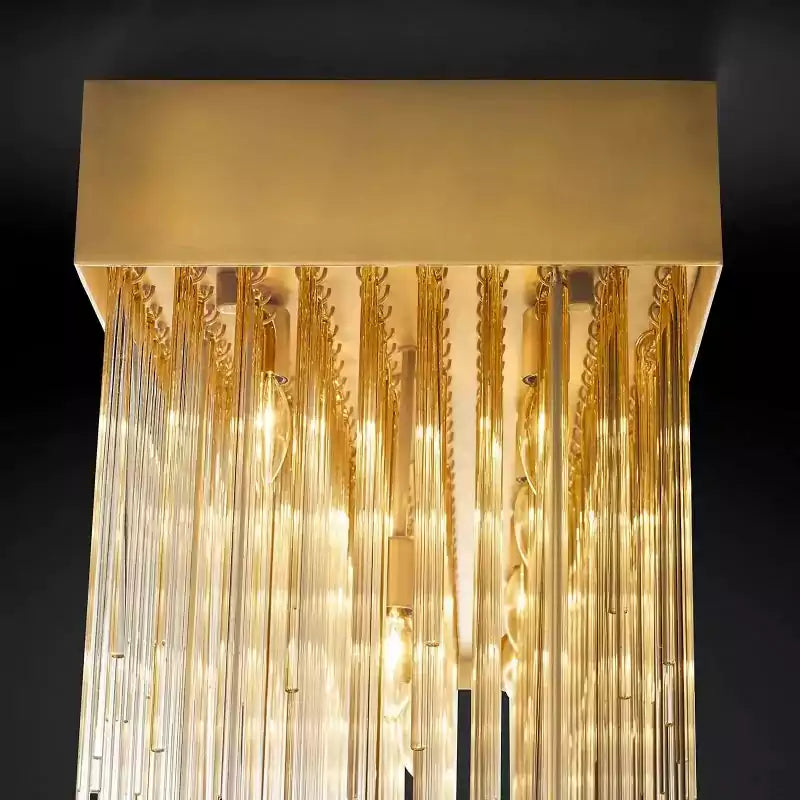 Cascadar Rectangular Chandelier 54"
