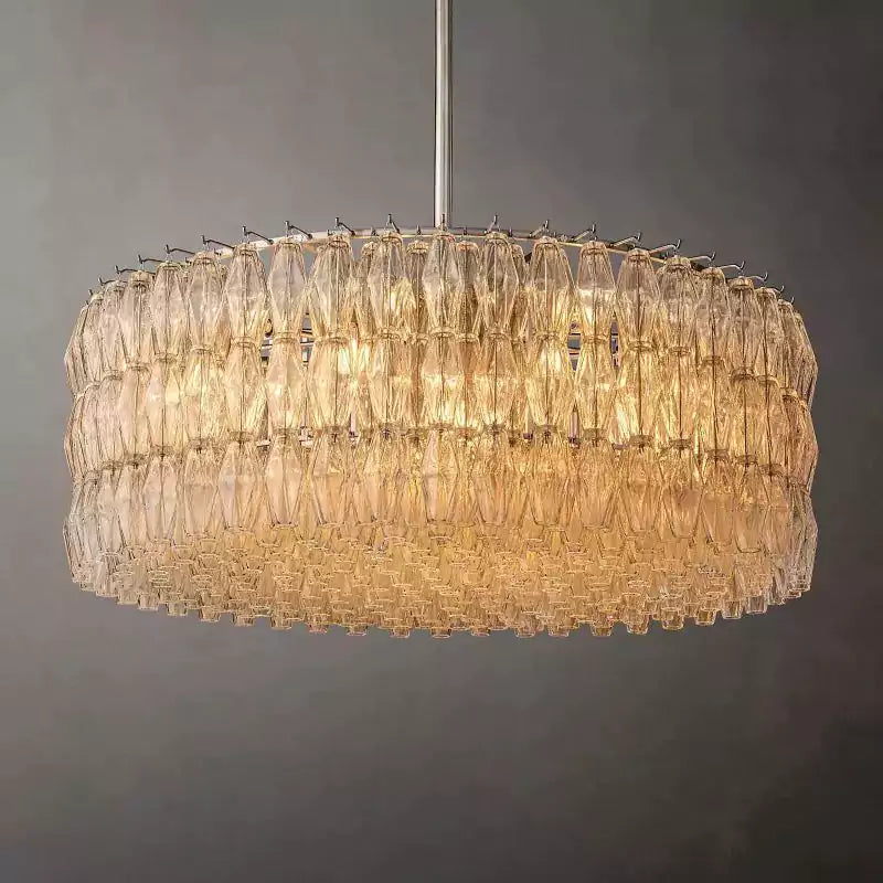 Chiaray Clear Glass Round Chandelier 47"