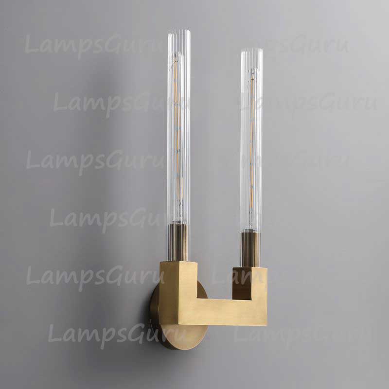 Canneley Glass Double Wall Sconce