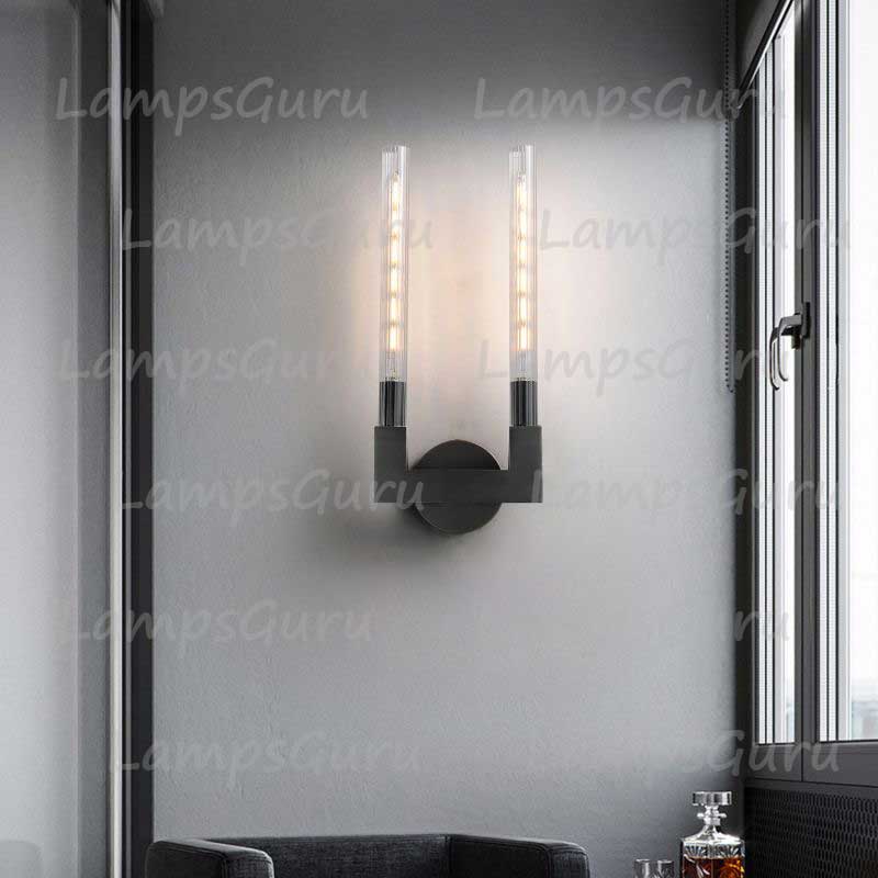 Canneley Glass Double Wall Sconce