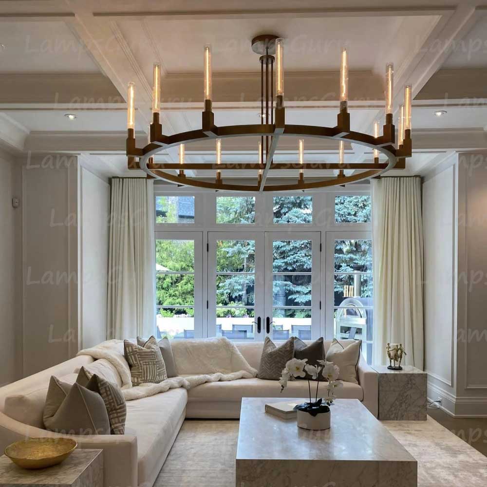 Canneley Round Chandelier 72"