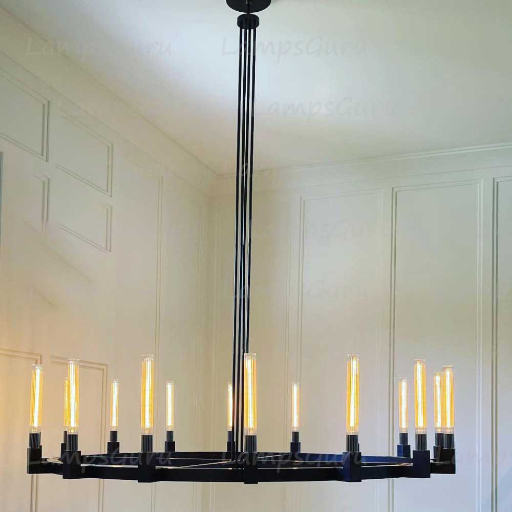 Canneley Round Chandelier 72"