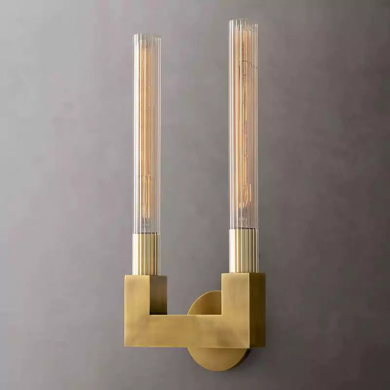 Canneley Glass Double Wall Sconce