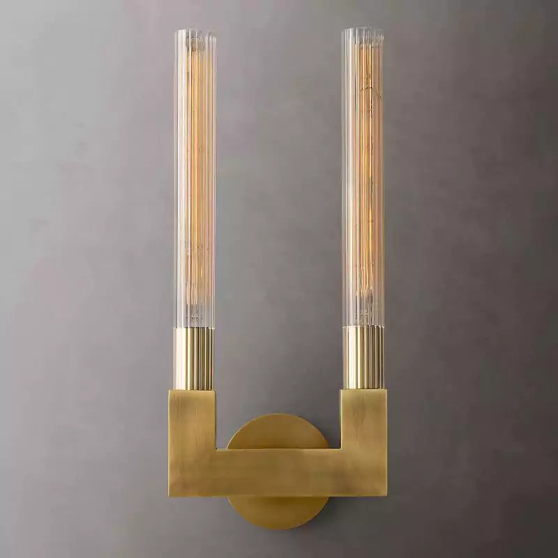 Canneley Glass Double Wall Sconce