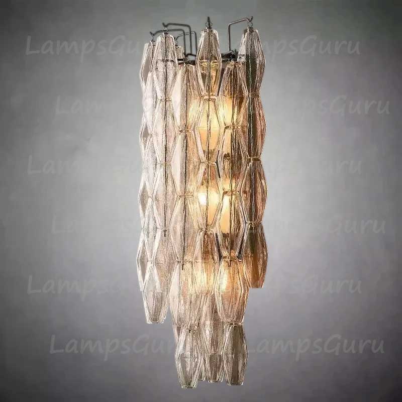 Chiaray Clear Glass Grand Wall Sconce