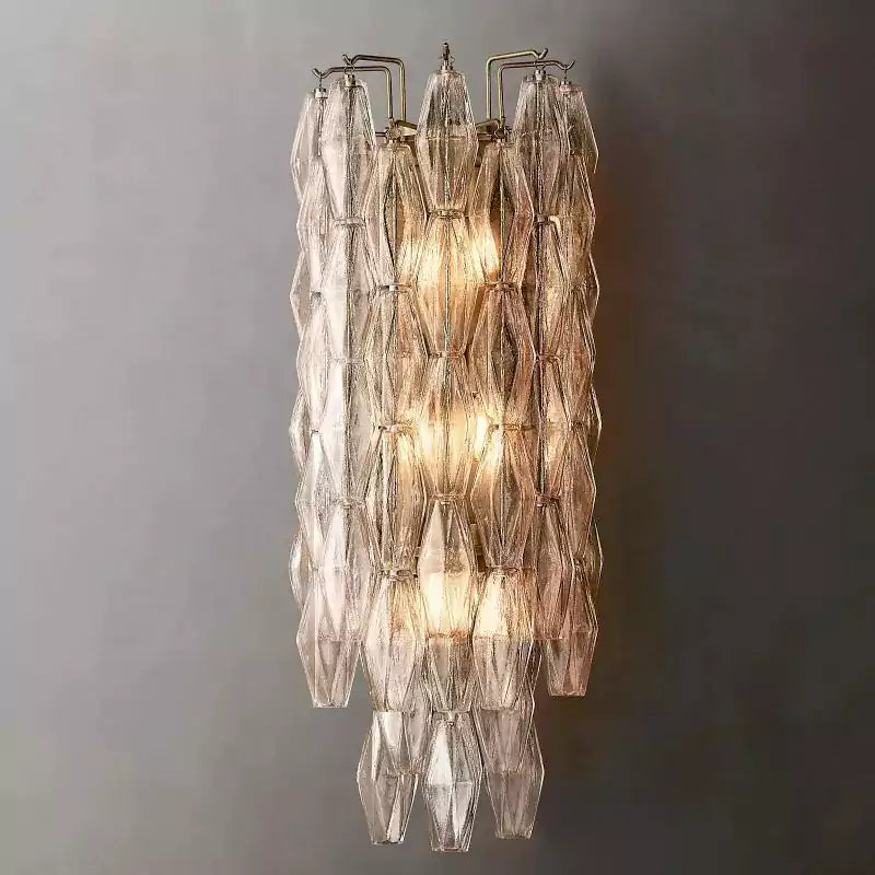 Chiaray Clear Glass Grand Wall Sconce