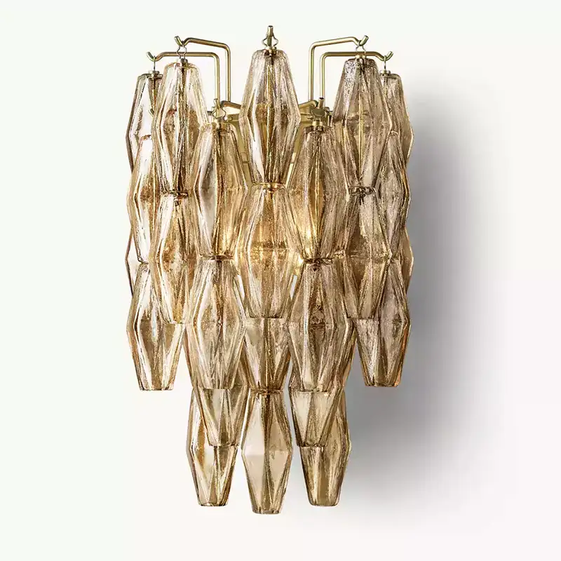 Chiaray Smoke Glass Wall Sconce