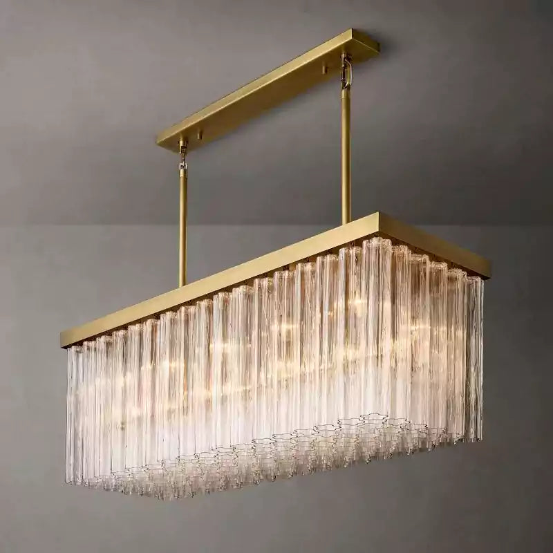 Cieloy Rectangular Chandelier 54"