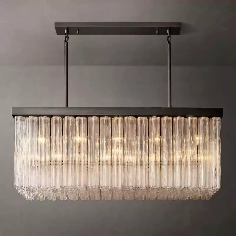 Cieloy Rectangular Chandelier 54"