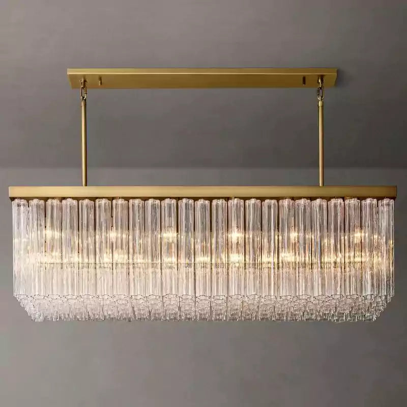 Cieloy Rectangular Chandelier 73"