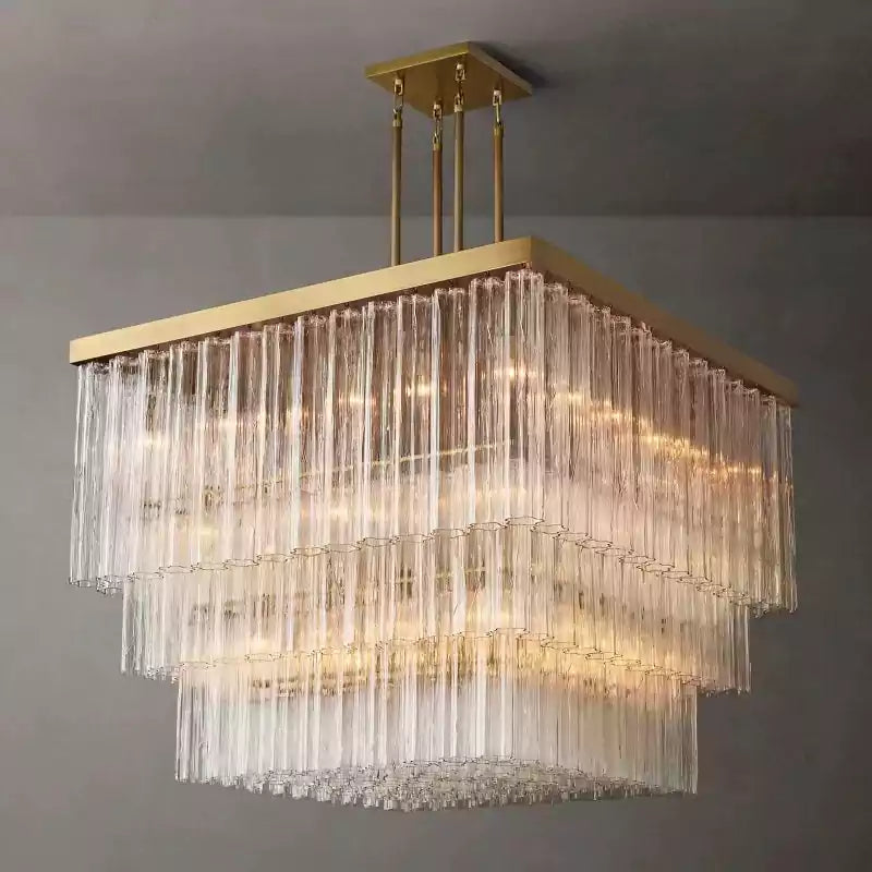 Cieloy Square Chandelier 45"
