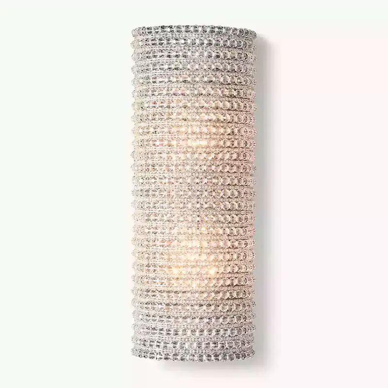 Cristal Halo Clear LED Wall Sconce