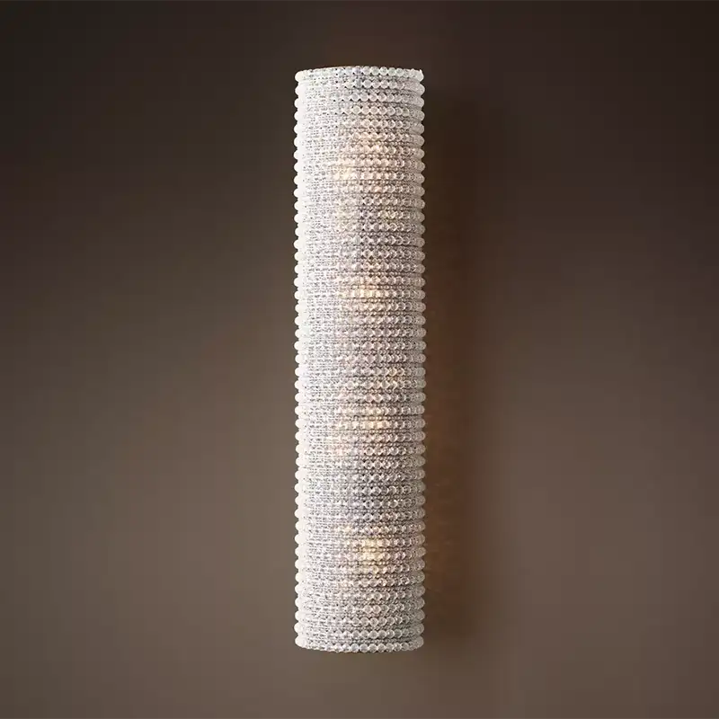 Cristal Halo Clear Grand LED Sconce