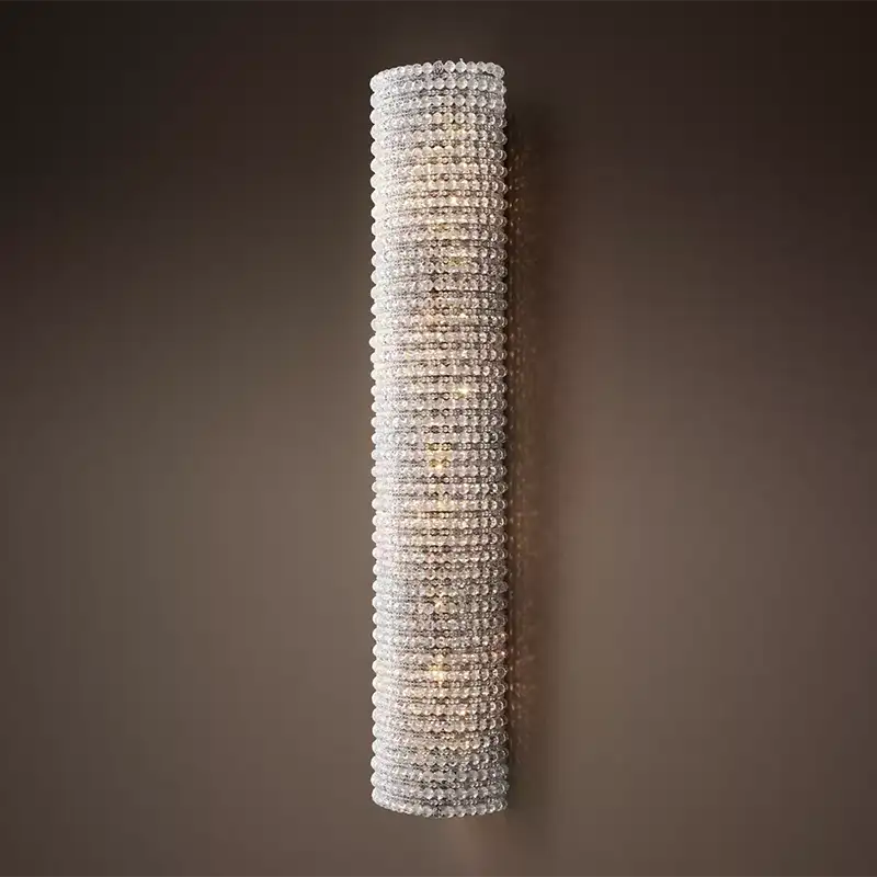 Cristal Halo Clear Grand LED Sconce
