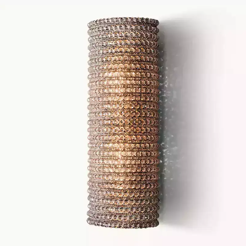 Cristal Halo Smoke LED Wall Sconce