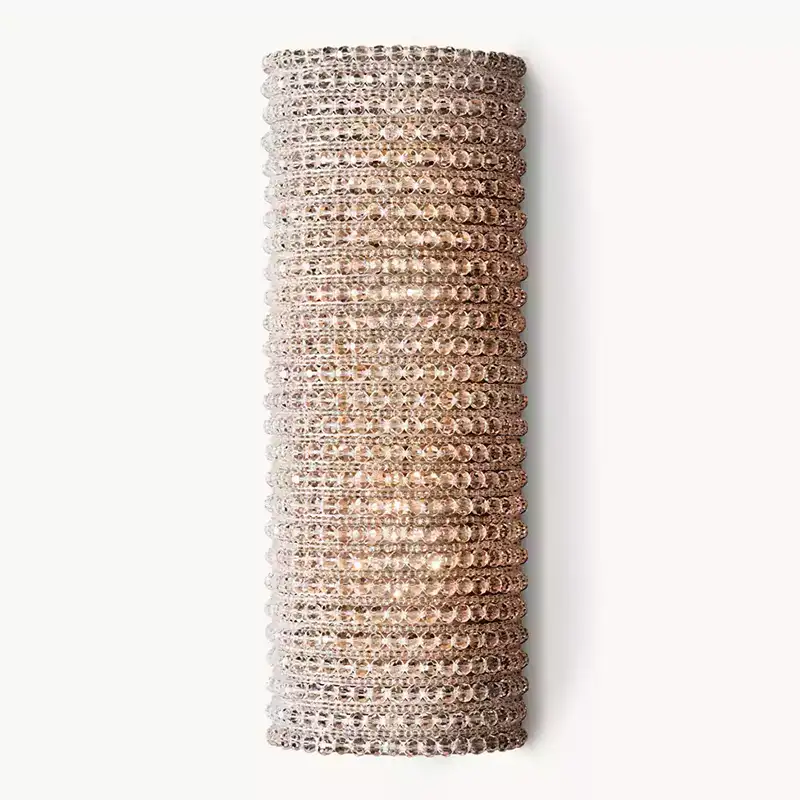 Cristal Halo Smoke LED Wall Sconce