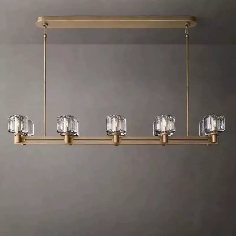 Demareta Double Linear Chandelier 54"