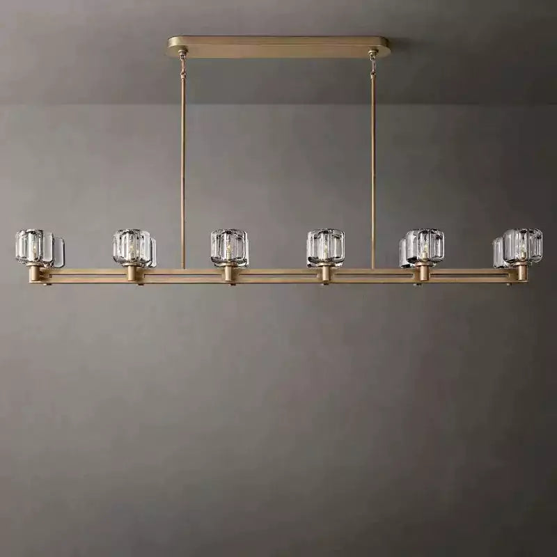 Demareta Double Linear Chandelier 72"