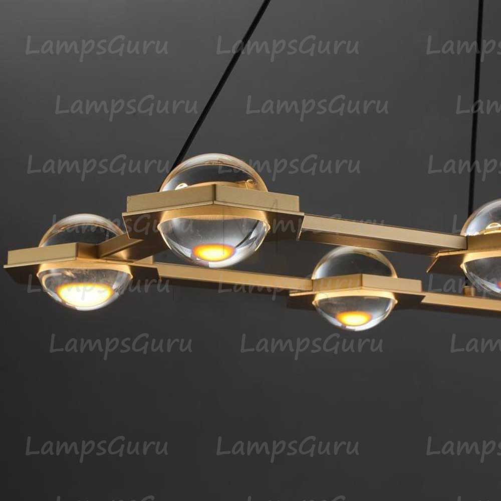 Eclatanta Rectangular Chandelier 54"