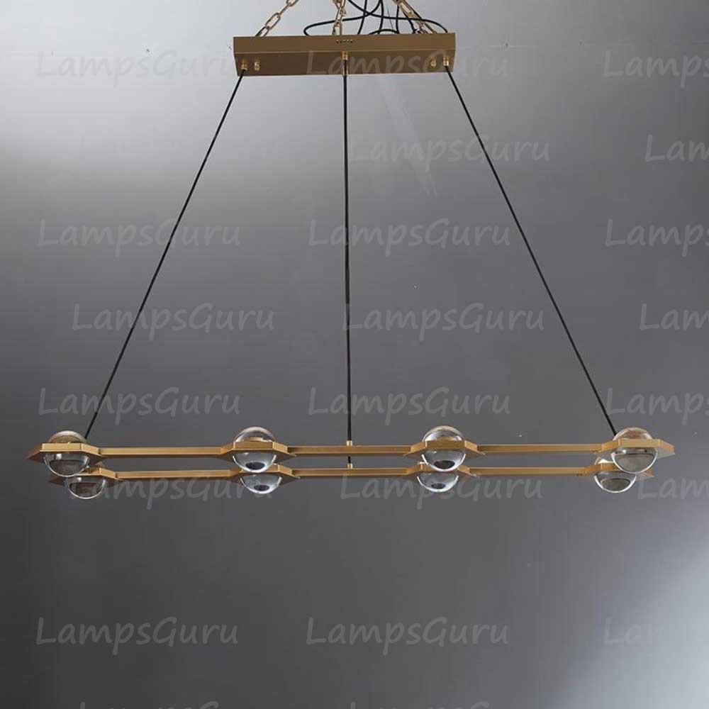 Eclatanta Rectangular Chandelier 54"