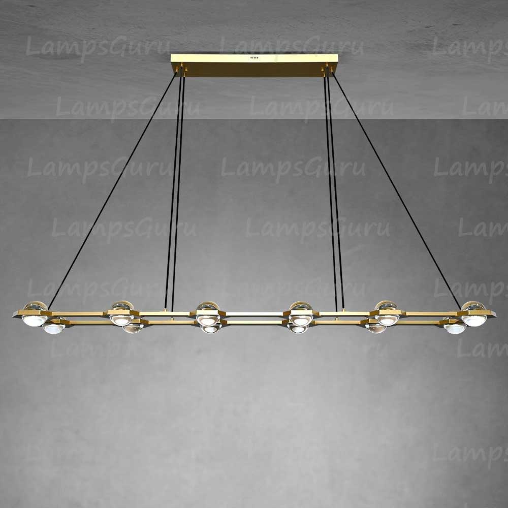 Eclatanta Rectangular Chandelier 72"