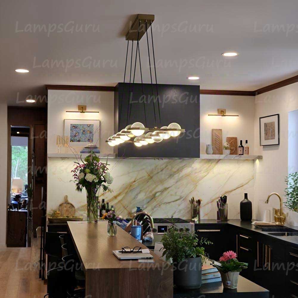 Eclatanta Rectangular Chandelier 72"