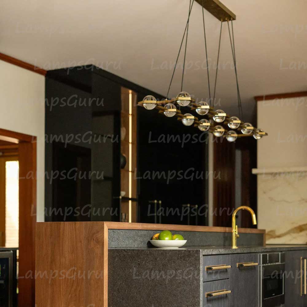 Eclatanta Rectangular Chandelier 72"