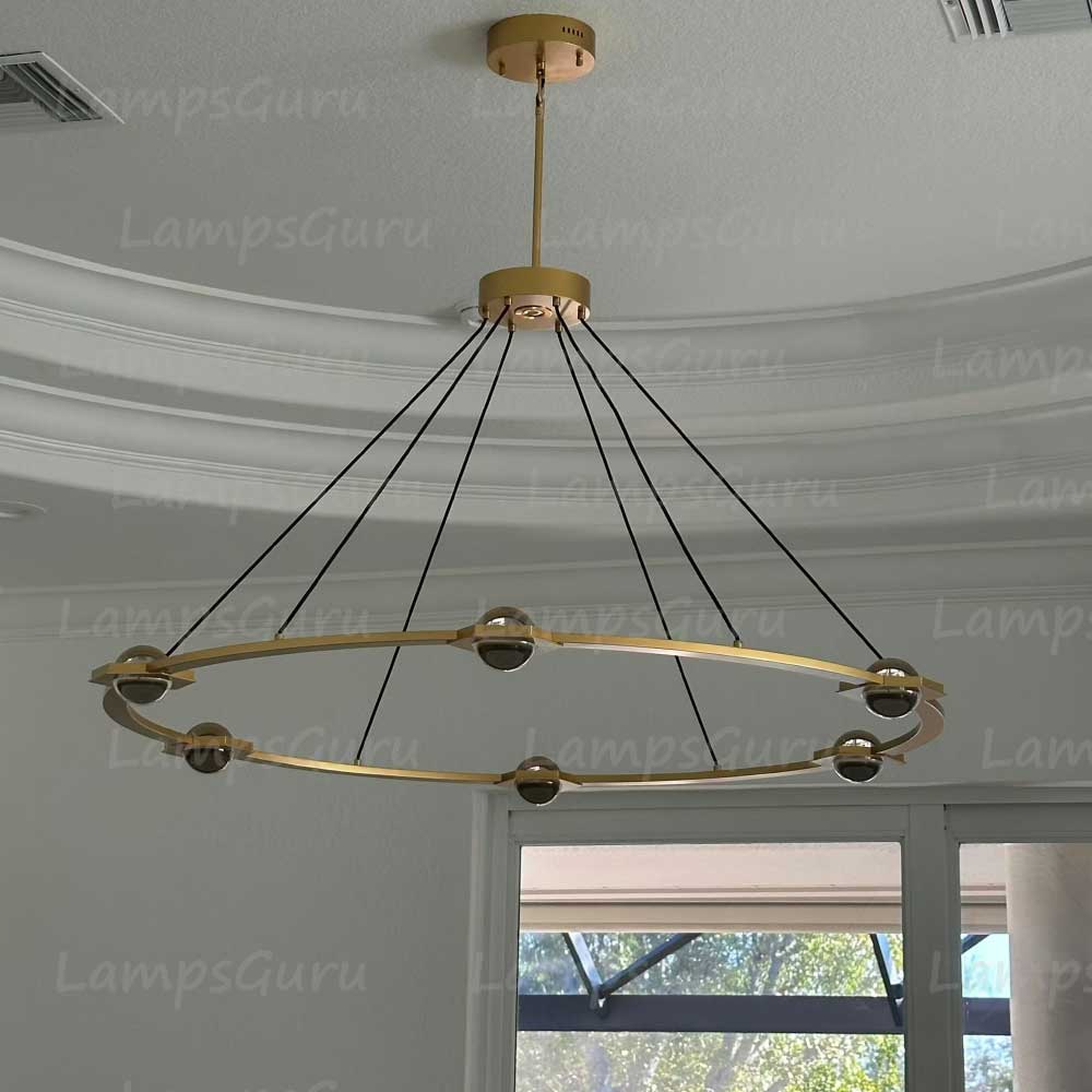 Eclatanta Round Chandelier 60"