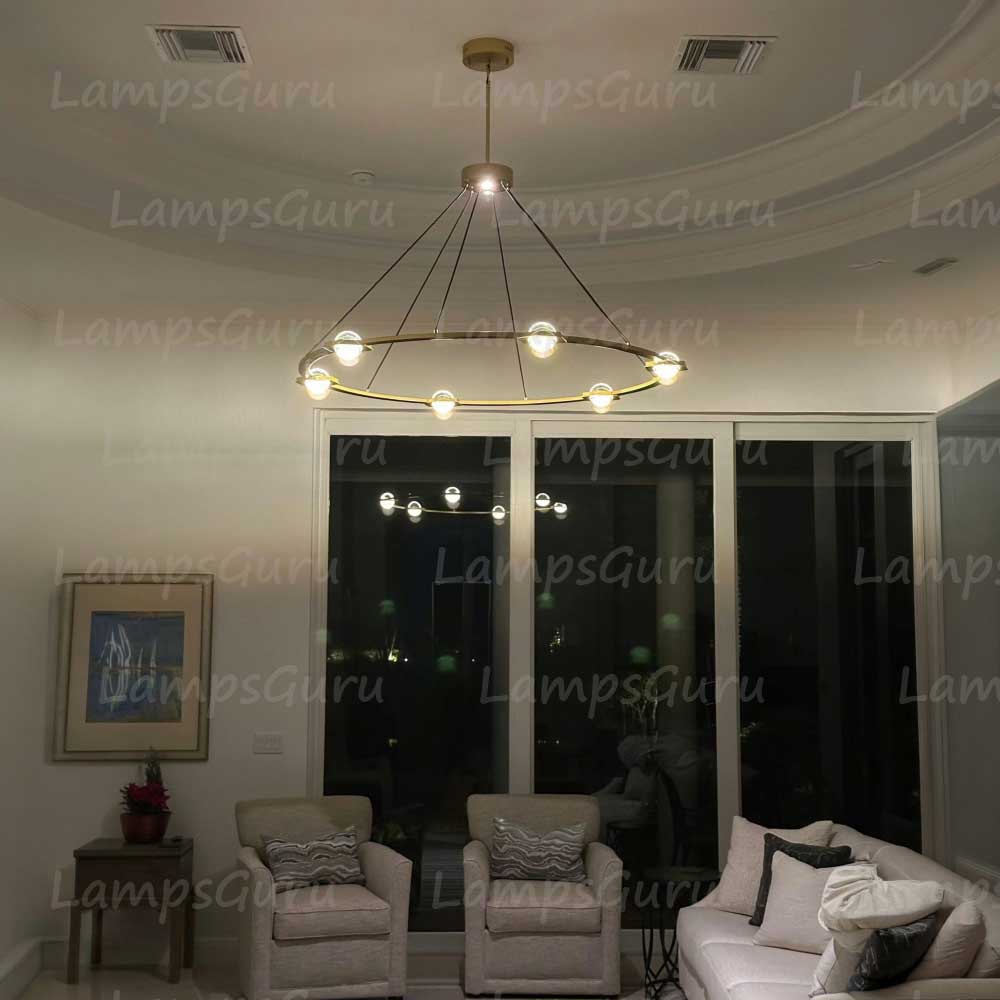 Eclatanta Round Chandelier 60"
