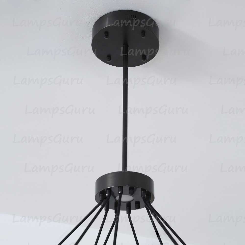 Eclatanta Two Tier Round Chandelier 48"