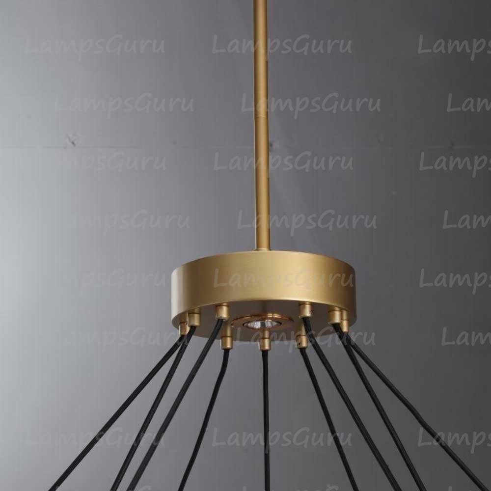 Eclatanta Two Tier Round Chandelier 60"
