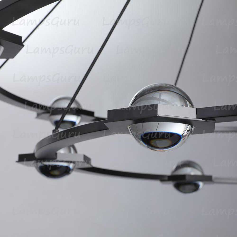 Eclatanta Two Tier Round Chandelier 60"