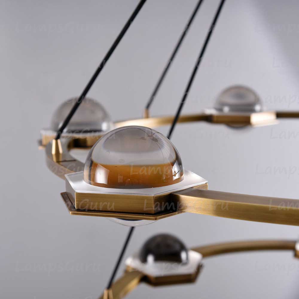 Eclatanta Two Tier Round Chandelier 60"