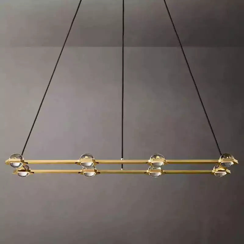 Eclatanta Rectangular Chandelier 54"