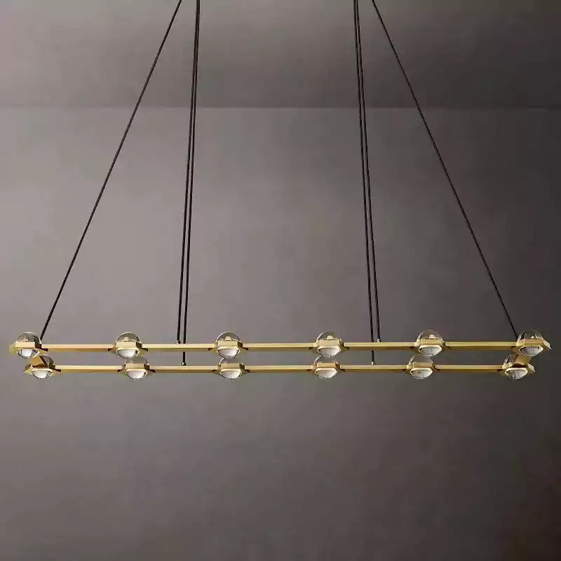 Eclatanta Rectangular Chandelier 72"