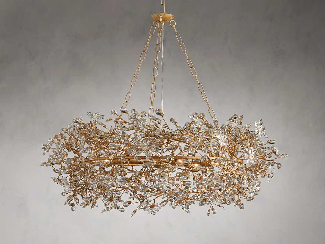 Fiorey Crown Chandelier 39" 48" 60"