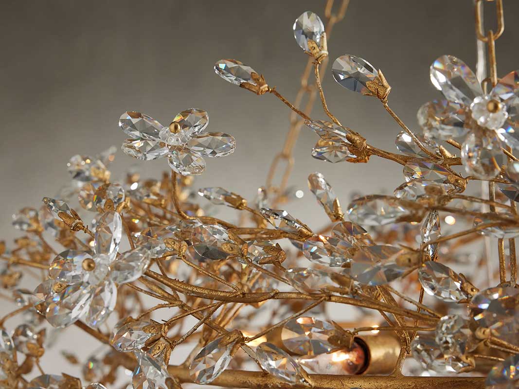 Fiorey Crown Chandelier 39" 48" 60"