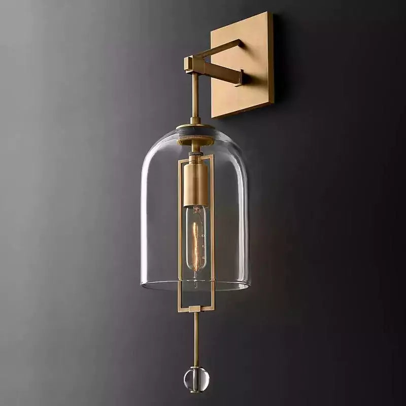 Fulcrumy Glass Shade Sconce