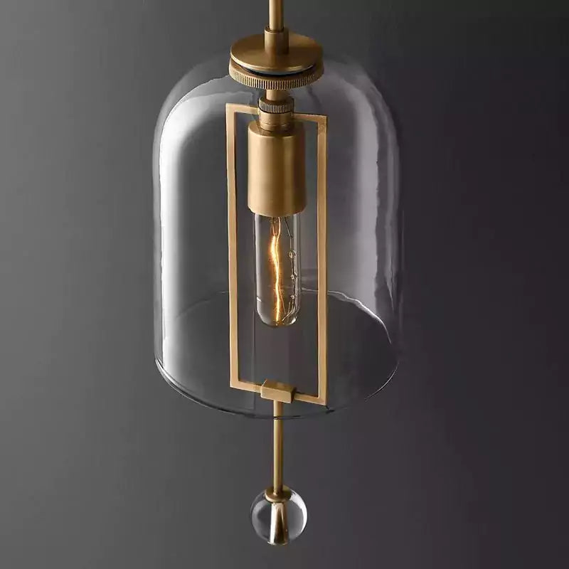 Fulcrumy Glass Shade Sconce