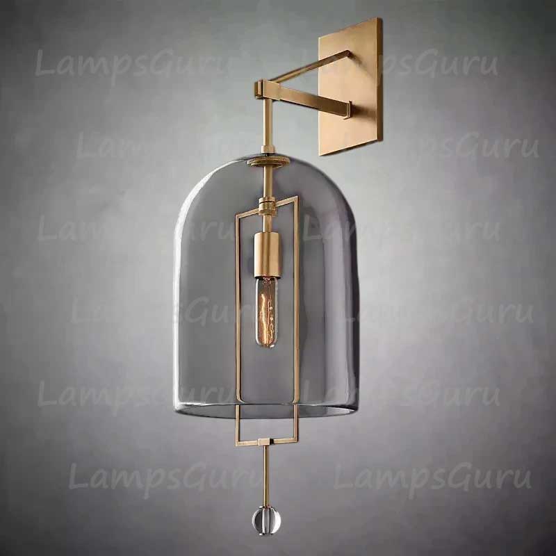 Fulcrumy Glass Shade Grand Sconce